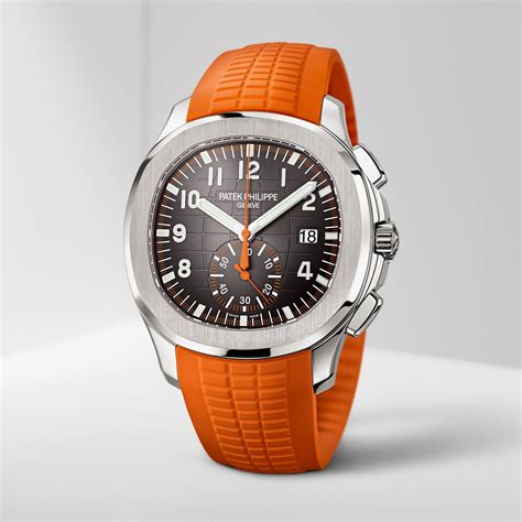 orange patek philippe|patek philippe aquanaut chronograph price.